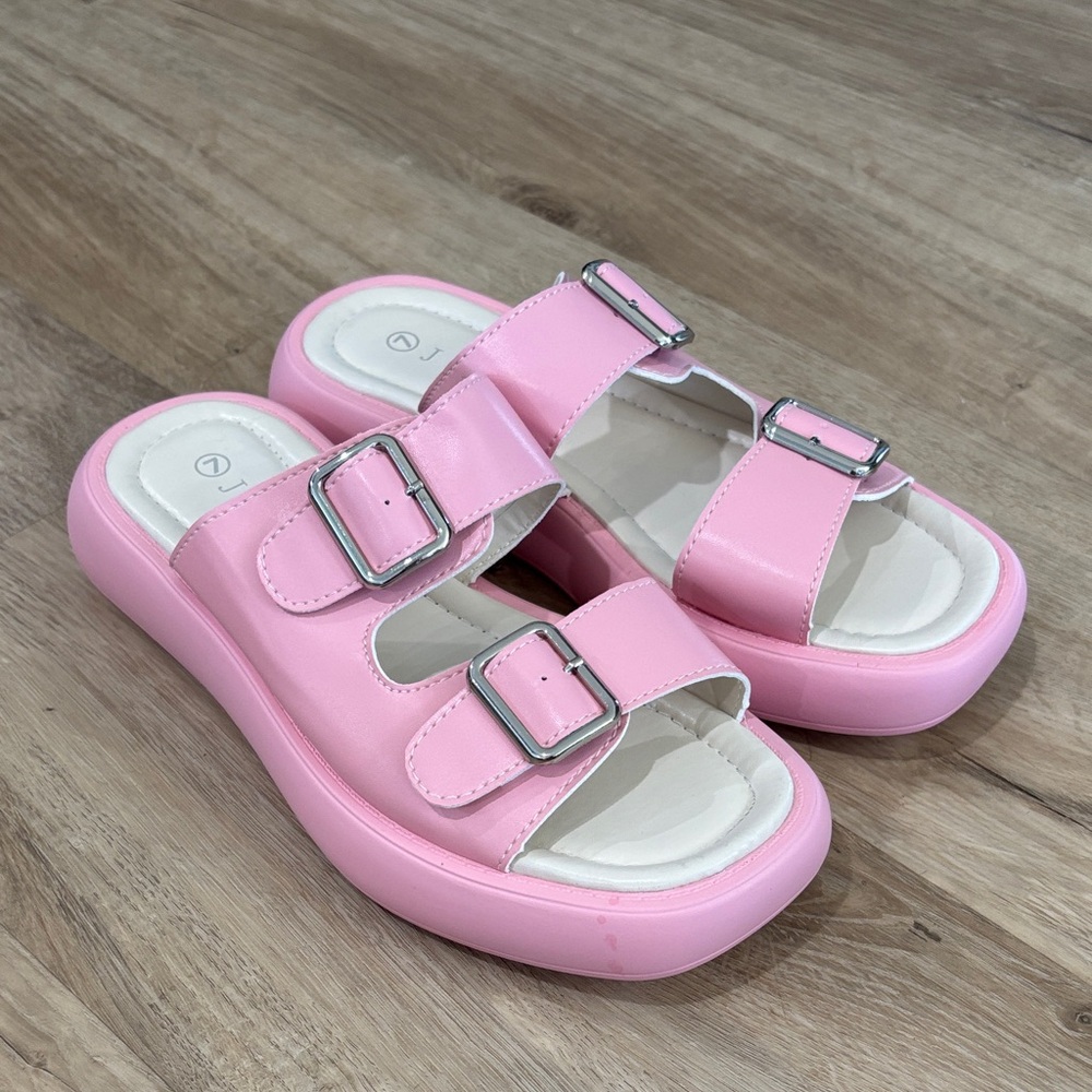 NEW Women’s JEKO Platform Double Buckle Sandals